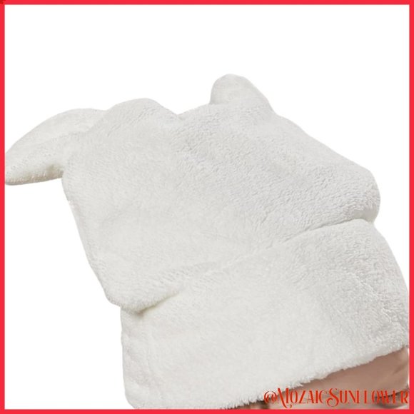 2 Soft Newborn/Infant Hats With Bear Ears NWT - Picture 7 of 7